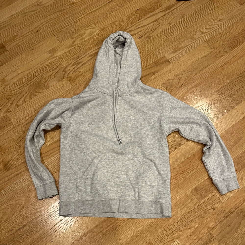 Heather gray hoodie